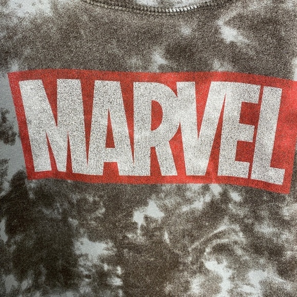 Marvel Kid's Long Sleeve Fleece Camo Pull Over Hoodie Size Large Back-to-school - Picture 4 of 14